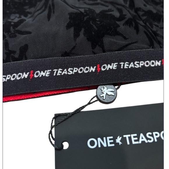 One Teaspoon Mesh Black Bandeau Bralette NWT - Picture 3 of 3